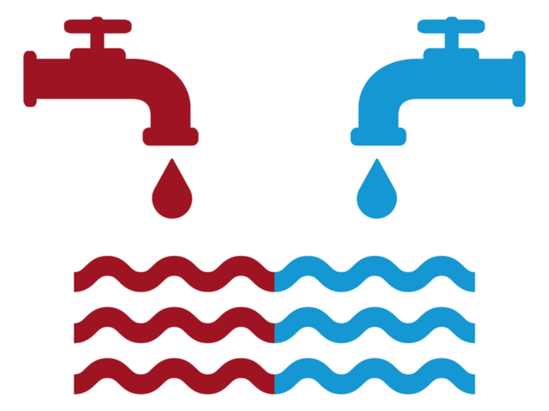 Приложение холодная вода. Холодная и горячая вода иконка. Горячее и Холодное водоснабжение логотип. Рисунок горячего и холодного водоснабжения. Hot Running Water.